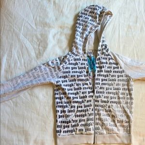 L.A.M.B. Original By Gwen Stefani zip up hoodie